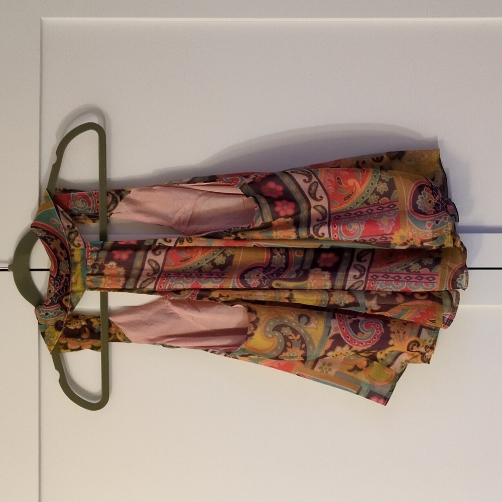FREE PEOPLE‎ Women's Size M Strawberry Print Sleeveless Boho Festival Top - Picture 4 of 7